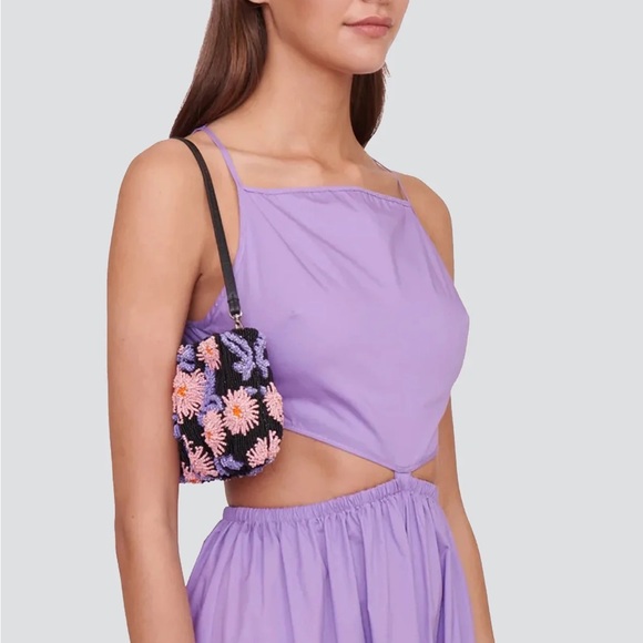 STAUD Handbags - STAUD VERSATILE BEADED BAG CLUTCH